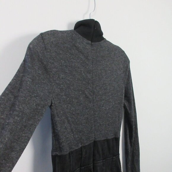 Dolls Kill Darker Wave Dress S Black LS High Neck Whimsigoth Grunge Festival 316 - Picture 8 of 16